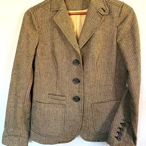 GAP Wool Herringbone Blazer